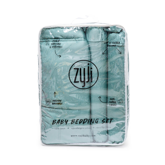 Luxury Emerald Baby Bedding Set