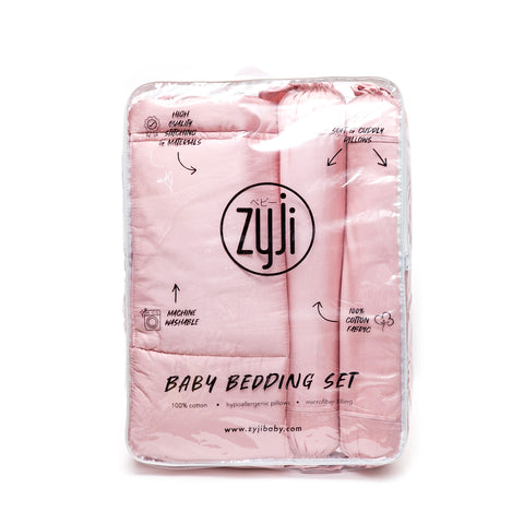 Luxury Pink Baby Bedding Set