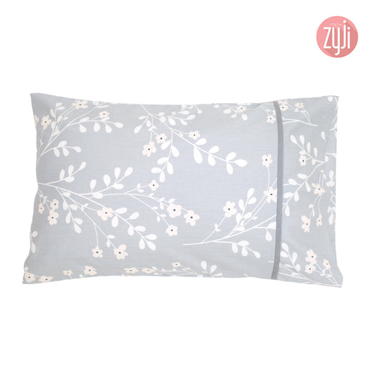 Blossom Grey Toddler Pillowcase