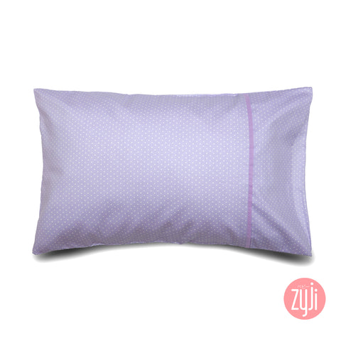 Tiny Dots Lavender Toddler Pillowcase