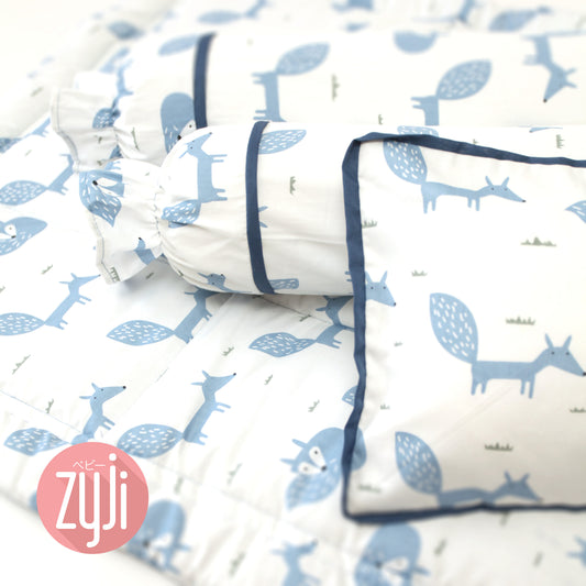 Fox on White Comforter