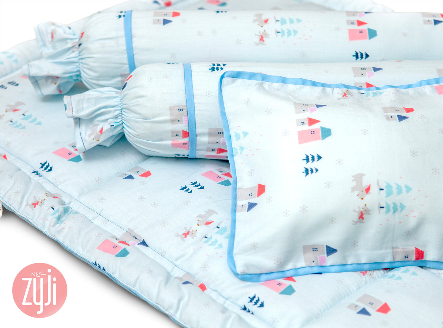 Winter Village Bedding Set 28x52