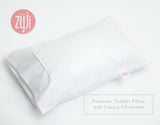 Luxury White Toddler Pillowcase